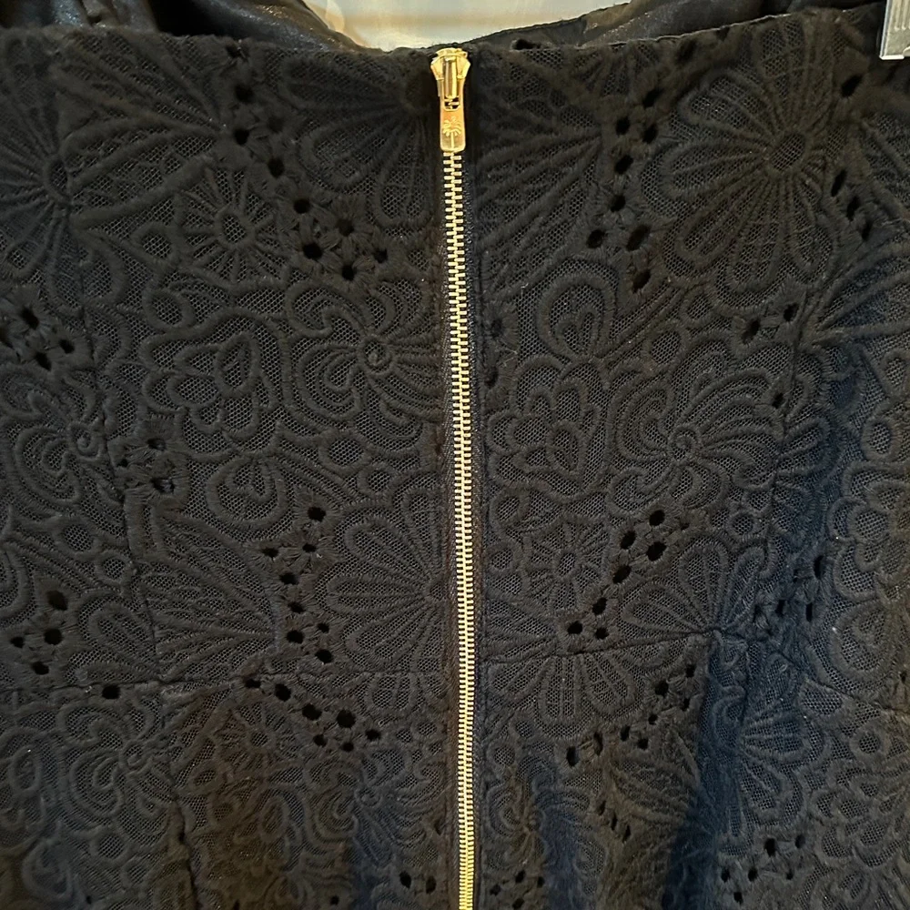 Lilly Pulitzer Black Strapless Lace Dress - Picture 4 of 7